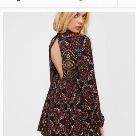 Free People Sweet Thing Tunic Dress. - Picture 2 of 6